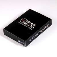 Jeu à boire pour couples avec 50 cartes noires, jeu de cartes érotiques pour adultes, stimule la régulation émotionnelle