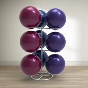Estante de Almacenamiento para Pelotas de Yoga SM, Soporte de Pelotas de Estabilidad de Múltiples Niveles, Acero Resistente para Gimnasio o Centro de <span class=keywords><strong>Fitness</strong></span> - Product Image 5