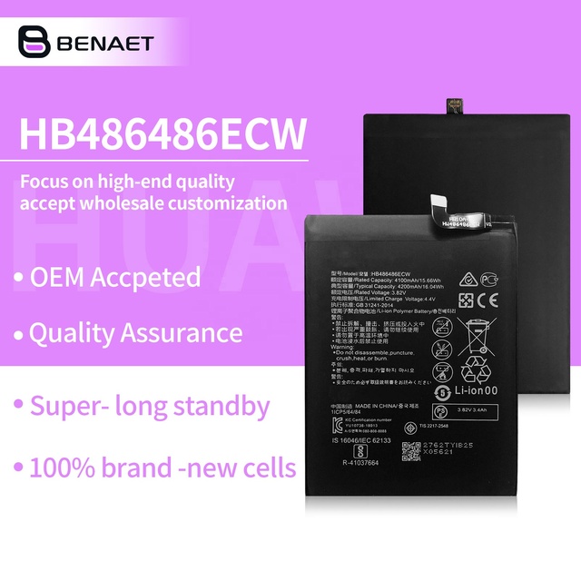 Original New 0 Cycle Battery HB486486ECW for Huawei Mate20Pro Mate20 Pro P30 PRO Replacement Battery