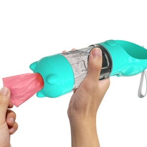 الأكثر مبيعًا مغذي مشروبات السفر البلاستيكية للكلاب يأتي مع صندوق طعام و صحن - Product Image 3