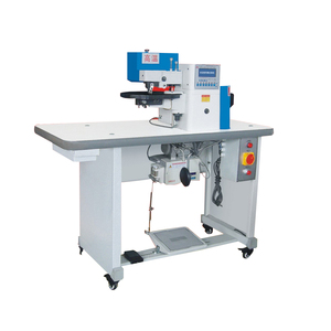 เครื่องรัดสายโค้งอัตโนมัติรุ่น QK-288-B พร้อมคุณสมบัติพับกาวสำหรับงานทำรองเท้า - Product Image 1