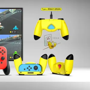 Honcam Vivefox Pegangan Joystick, Kontroler Joy Murah Penutup Kerangka Pengendali untuk Nintendo Switch Joycon