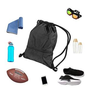 شعار مخصصة للماء أسود انغلق حقائب برباط عادي 210420d البوليستر النايلون الرياضة الرباط على ظهره للأطفال - Product Image 3