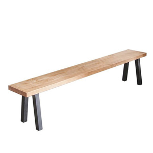 Muebles de Restaurante de Estilo Industrial, Mesa de Conferencia de Madera Maciza con Marco de Metal, Mesa de Comedor Duradera para 6 Personas, Sala de Estar Moderna - Product Image 4