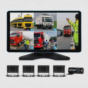 Cámara para Camión de 5 Canales, Caja Negra 4K de Alta Definición, Monitor Biométrico con IA, Pantalla Táctil de 360 Grados, Control de Calidad Coreano - Product Image 2