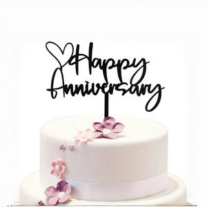 Decoración para Pastel <span class=keywords><strong>de</strong></span> Acrílico con Impresión UV XI YOU LE, para Aniversario, Herramienta para <span class=keywords><strong>Fondant</strong></span>, Molde para Hornear, Decoraciones para Pasteles - Product Image 6