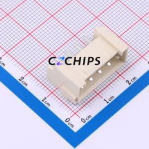 HCZZ0590-5 Wire-to-Board Pin Header SMD,P=3.96mm,Horizontal Mount Connector 1x5P 3.96mm Horizontal Mount VH - Product Image 1