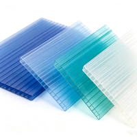 Toiture de garage en polycarbonate alvéolaire gaufré, anti-UV, facile à installer