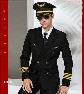 زي قائد الهواء ، معطف موحد لطيارين الطيران الذكور ، بدلات احترافية ، جاكيت + بنطلون ، ملابس طيران ، ملابس طيران مخصصة - Product Image 3