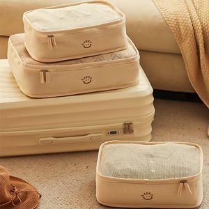 Sac de rangement pour vêtements en coton pur de haute qualité, grande capacité, anti-poussière, portable, sac de voyage, sac de rangement pour valise - Product Image 1