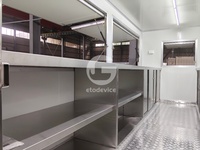Cuisine mobile, remorque alimentaire, chariot de restauration rapide pour hot-dogs et bonbons