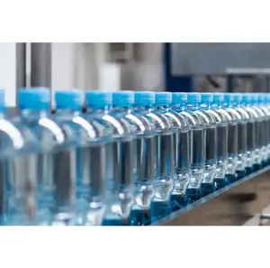 Full Automatic PET Plastic Small Bottle Drinking Pure Water Production Line / Mineral Water Cup Pouch Filling Sealing Machine