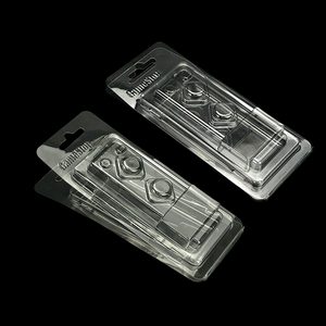 Hộp bao bì nhựa PVC dạng gấp nửa trong suốt, dùng đựng phụ kiện phần cứng, kéo gấp nửa - Product Image 3