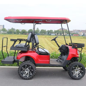 Chariot de golf de club électrique à phare LED à 4 roues hautement recommandé - Product Image 2