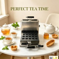 Machine à tartelettes de haute précision, résistante à la déformation, pour biscuits, avec chauffage électrique et minuterie numérique - Pâtisserie aux dimensions précises
