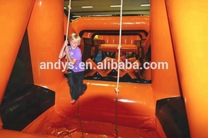 Pista de obstáculos inflable gigante para adultos, para uso comercial, juego hecho de PVC de 0,55mm - Product Image 3