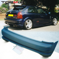 Kit carrosserie complet pour Honda Civic EK 1995-1998, style M, pare-chocs avant, jupes latérales, pare-chocs arrière, aileron de toit, pièces automobiles