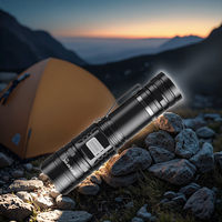 Promotionnel Tactique Étanche En Alliage D'aluminium Camping 5-Mode Longue Portée 2000 Lumens USB Batterie Rechargeable LED Réglable