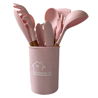 Ensemble de cuillères en bois et Silicone, accessoires de cuisine, jouets mignons, pour outils de cuisine, vente en gros, 12 pièces