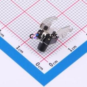 TC-00100B-075E Tactile Switch Through hole,6.2x7.5mm Switch Single Pole Single Throw Round Button 2.5N Right Angle Insert - Product Image 2