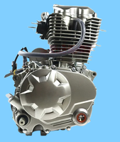 Moteur Lifan 125cc 150cc 200cc 250cc refroidi par air pour moto, tricycle cargo à trois roues, cylindre couleur argent, certifié CCC pour Honda
