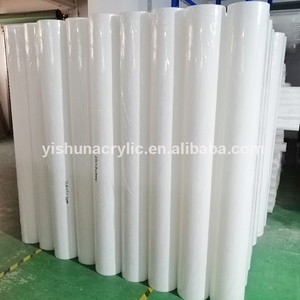 Yishun nhà máy bán buôn Milky trắng màu nhựa acrylic ống/Opal trắng <span class=keywords><strong>PMMA</strong></span> ống tròn cho chiếu sáng hiển thị - Product Image 5