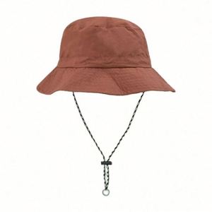 Chapeau de pêcheur imperméable en gros, séchage rapide, pour randonnée en extérieur, chapeau de soleil bob avec cordon - Product Image 5