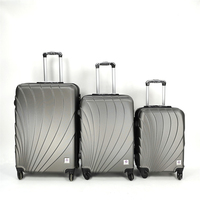 Meilleures ventes Ensemble de bagages légers à la mode Sac de voyage à roulettes 20 24 28 pouces Ensemble de bagages à roulettes en ABS