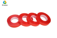 Starker Acrylkleber PET Rote Folie Transparentes Doppelseitiges Klebeband für Handy-LCD-Bildschirme und Taschenversiegelung Ohne Rückstände Kostenlose Probe