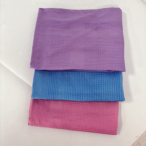 Gaufre française fine cuisine essuie-mains gaufre torchon personnalisé 100% tissu biologique tissé microfibre gaufre coton <span class=keywords><strong>torchons</strong></span> de cuisine - Product Image 3