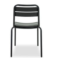 Chaise bistro industrielle moderne en fer pour jardin extérieur patio restaurant salle à manger chambre à coucher-meubles empilables en acier