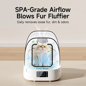 กล่องใส่ไดร์เป่าขนสัตว์แบบพับได้, กล่องใส่ไดร์เป่าสัตว์เลี้ยงเงียบเป็นพิเศษเป็นมิตรต่อสิ่งแวดล้อมกล่องอบแห้งเร็วอัตโนมัติสำหรับสุนัขแมวดีไซน์2025New - Product Image 3