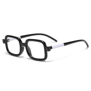 Gafas de Lectura Retro Artísticas JX907 con Marco de PC, Protección Contra Luz Azul, Marco Grueso Hecho a Mano para Hombre - Product Image 4