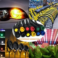 IP65 M8 3Pin Mini Connecteur E-Bike Câble Étanche Led Bande 3Pin Mâle Femelle Connecteur Plug Câble