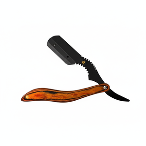 Maquinilla de afeitar profesional de borde recto, afeitadora manual para hombres para peluquero - Product Image 1