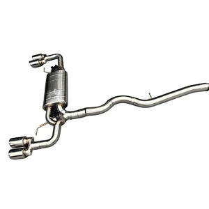 Escape para <span class=keywords><strong>BMW</strong></span> Serie 4 G22 <span class=keywords><strong>418i</strong></span> 420i 425i 428i 430i, Silenciador de Acero Inoxidable SS304 con Válvula, Sistema de Escape Catback con Control Remoto - Product Image 4