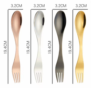 DFU80 Outdoor fork spoon <b>bottle</b> opener 3 in 1 cutlery portable <b>mini</b> outdoor tools customized - Product Image 6