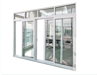 Porte coulissante en PVC de conception moderne avec fonction imperméable, surface finie pour usage intérieur en villa