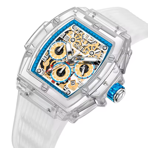 ONOLA-Montre carrée étanche de luxe 6810 pour hommes, montre-bracelet à quartz personnalisée pour les affaires, le sport, la mode avec boucle - Product Image 1
