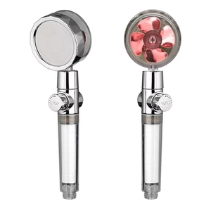 Pommeau de <span class=keywords><strong>douche</strong></span> à main moderne pour salle de bain, en ABS, finition chromée, eau chaude et froide, filtre remplaçable, <span class=keywords><strong>double</strong></span> - Product Image 5
