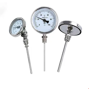 Termometro bimetallico indicatore di temperatura indicazione stufa a Gas termometro bimetallico in acciaio inox termometro bimetallico