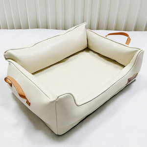 Cama para Perros Desmontable, Impermeable y Ecológica de Cuero para Perros Pequeños, Cama Extra Grande para Perros, Cama Ortopédica Grande para Perros - Product Image 2