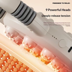 Appareil de massage électrique CHOOYOU ABS pour la perte de graisse, 9 têtes vibrantes, double face, rechargeable, équipement d'exercice pour la taille à domicile - Product Image 3