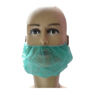 Couvre-barbe OEM bon marché d'usine Couvre-barbe jetable non tissé PP 10gsm pour hommes femmes - Product Image 1