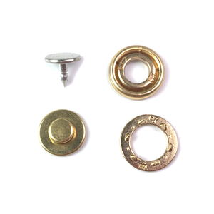 Bouton-pression en alliage d'aluminium et de zinc, finition noire mate, léger, pour vêtements de sport, vestes et équipements de plein air - Product Image 5
