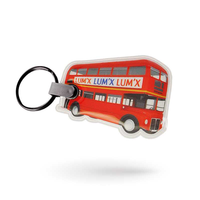 Porte-clés en caoutchouc souple avec logo personnalisé 2D 3D PVC Cadeau promotionnel d'entreprise Porte-clés personnalisés