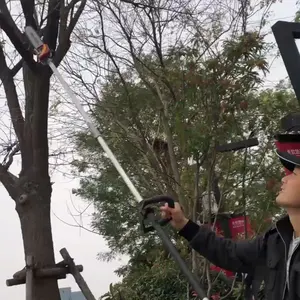 เลื่อยตัดกิ่งไม้แบบยืดหดได้ เกรดอุตสาหกรรม ใช้เชื้อเพลิงเบนซิน 2 จังห<span class=keywords><strong>ว</strong></span>ะ แบบมีด้ามจับยา<span class=keywords><strong>ว</strong></span>  OEM - Product Image 1