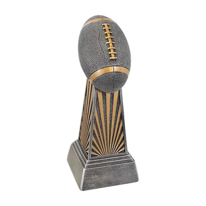 Trofeo de Fútbol de Resina Plateada Antigua Weivista, Premio para <span class=keywords><strong>Liga</strong></span> de Fantasía - Product Image 1