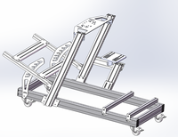 Niveau suivant Racing Elite Simulation 45 degrés confortable simulateur professionnel Cockpit aluminium Racing Cockpit Cabinet