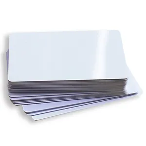 모조리 캐논 pvc 카드-신용 카드 크기 코팅 빈 흰색 플라스틱 인쇄 잉크젯 PVC 카드 엡손 캐논